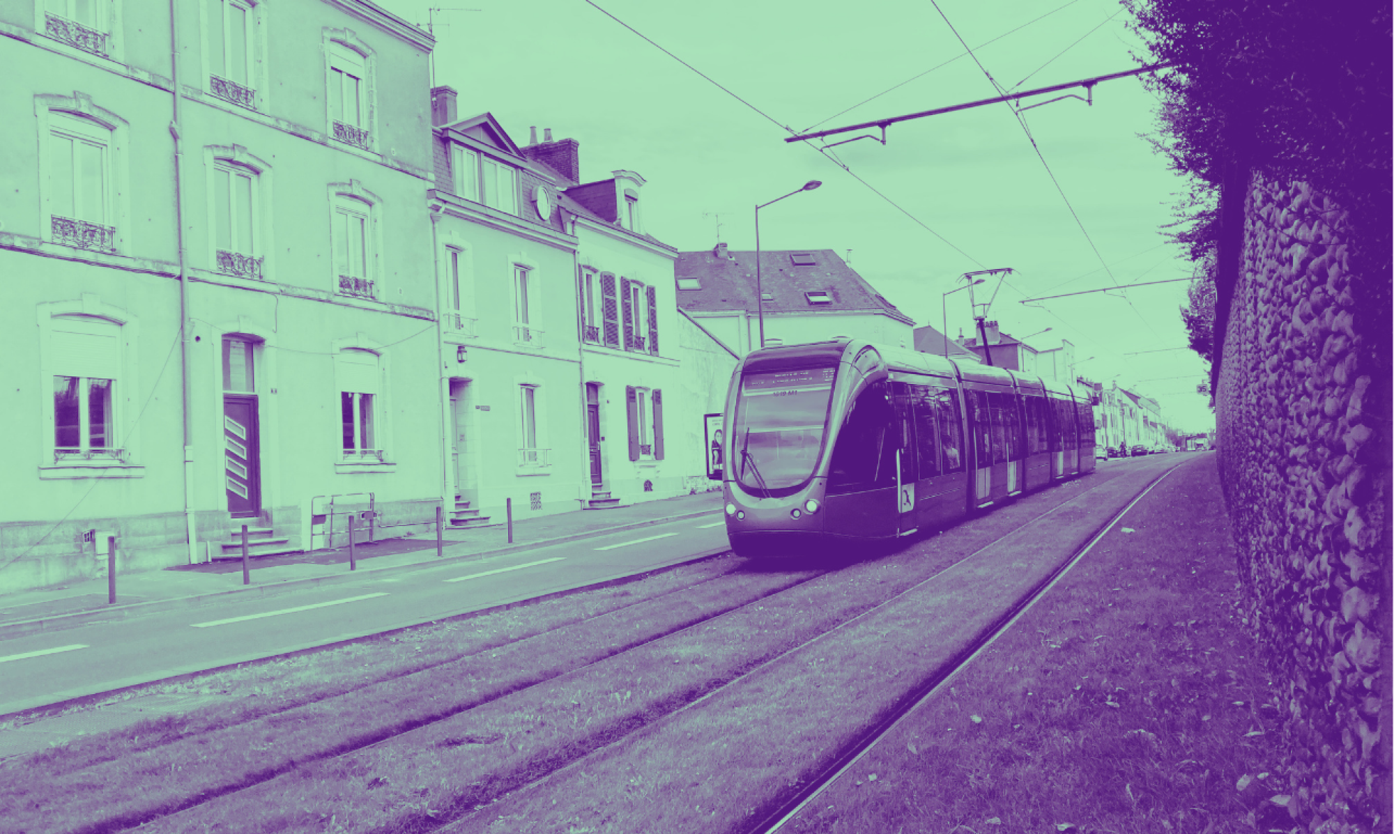 Tram in Le Mans, France